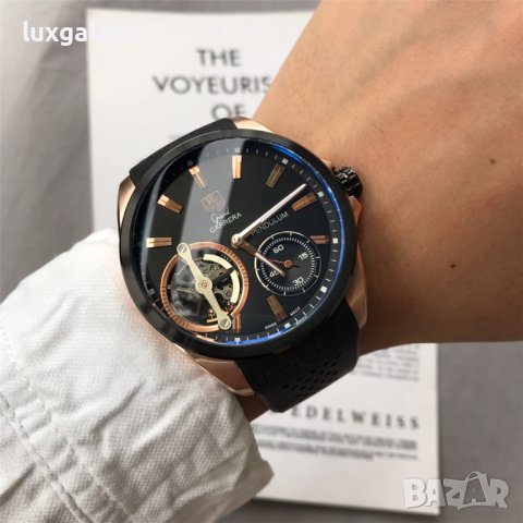 Мъжки часовник TAG Heuer Grand Carrera Pendulum с автоматичен механизъм, снимка 4 - Мъжки - 43489971