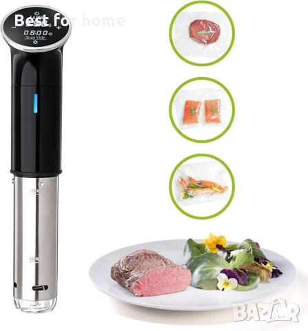 LAICA Sous Vide Stick SVC107 - здравословно и диетично готвене, снимка 4 - Мултикукъри - 51263742