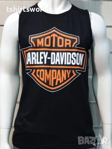 Нова мъжка блуза без ръкав с трансферен печат MOTOR HARLEY DAVIDSON, мотори, снимка 7 - Тениски - 36871743