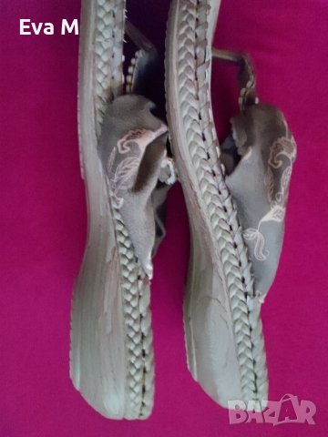 Чехли естествена кожа, 41, снимка 5 - Чехли - 36841593