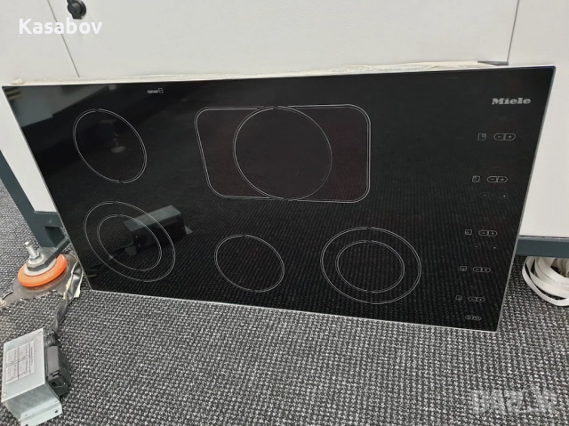  90см - Miele KM454 - Керамичен Плот Котлони - 5 зони за Вграждане Миеле