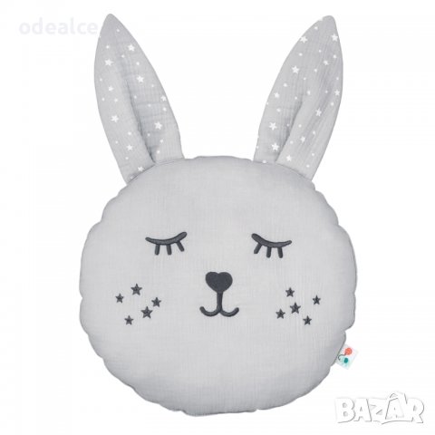 FantasyRoom Бродирана пухкава възглавничка "Зайче", снимка 3 - Други - 36889866