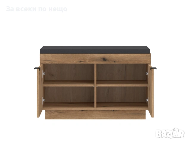 Шкаф за обувки DELAMAR DLAGD1 крайбрежен дъб Код P1919, снимка 2 - Шкафове - 53388784