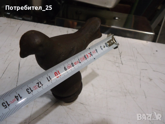 Метална отливка на птица, снимка 5 - Антикварни и старинни предмети - 52384594