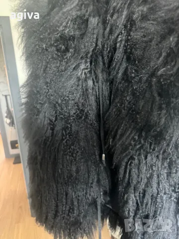 Лама елек естествен косъм М размер