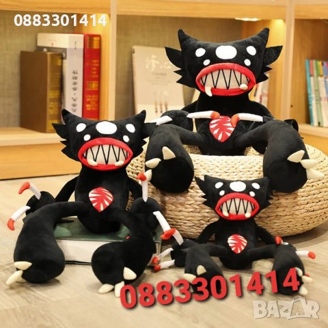 Кили Уили Хъги Лъги Черен Huggy wuggy Killy Willy Poppy playtime , снимка 2 - Плюшени играчки - 37404182