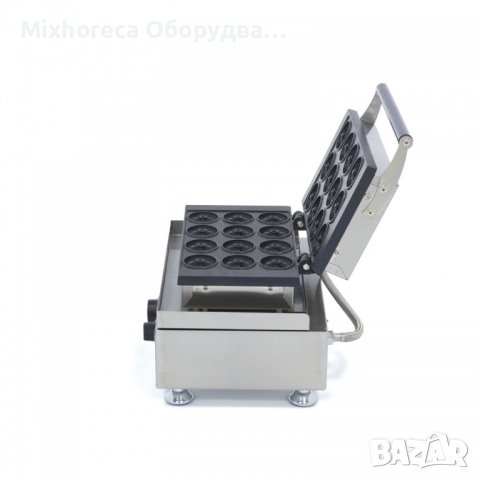 Уред за приготвяне на понички - 12 броя, с индикатор за температура, термостат от 0°C до 300°C, снимка 2 - Обзавеждане на кухня - 38407510