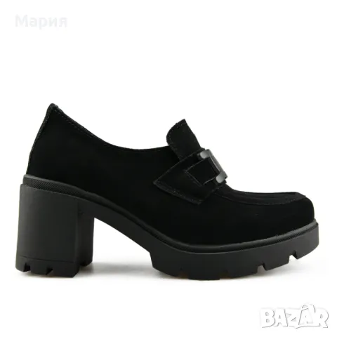 Дамски обувки - естествен набук, снимка 2 - Дамски ежедневни обувки - 47576643