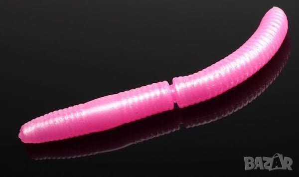 Libra Lures FATTY D'WORM 75 Силиконова примамка червей различни цветове и вкус, снимка 1 - Такъми - 32360943
