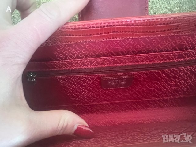 Дамски клъч Petek естествена кожа, снимка 5 - Чанти - 43592894