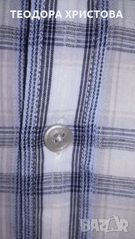 Мъжка спортна риза марка Есприт, размер М. Отлична, 100% памук., снимка 5 - Ризи - 32430415