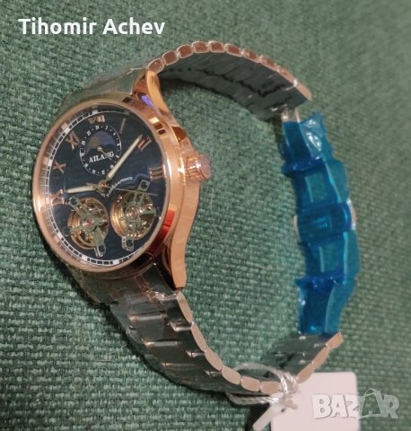 Автоматичен мъжки ръчен часовник, снимка 5 - Мъжки - 43974442