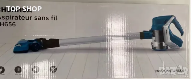 Мощна акумулаторна прахосмукачка с турбо четка Chunhua JH656, снимка 13 - Прахосмукачки - 48622102