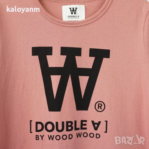 Wood Wood Double A дамска тениска - размер M, снимка 2 - Тениски - 37849715