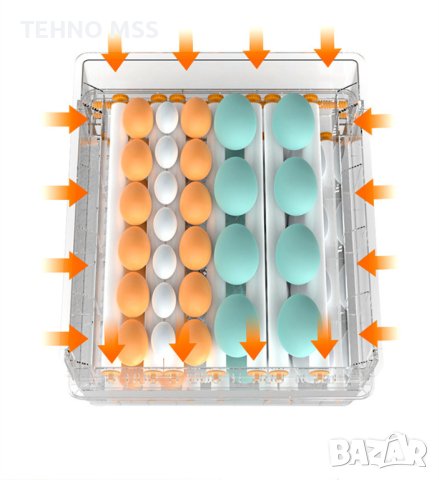 Автоматичен ролков инкубатор на 2 нива MS-120 кокоши яйца (12V/220V), снимка 7 - За птици - 43178707