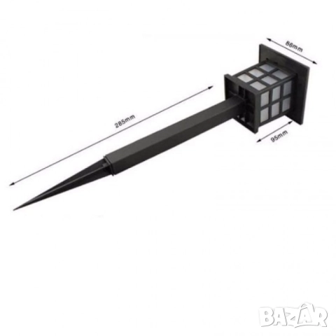 Комплект от 6 броя соларни LED лампи за двор и градина / Височина на соларната LED лампа: 27 см.; Ра, снимка 8 - Соларни лампи - 52099336