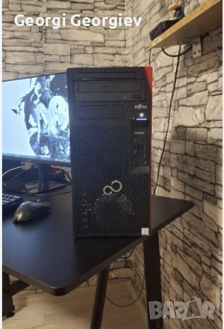 Настолен Компютър UPGRADED Fujitsu Esprimo P757 Tower, снимка 1