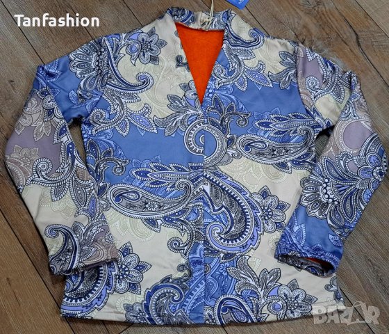 Маркова подплатена блуза, снимка 1 - Блузи с дълъг ръкав и пуловери - 43341443