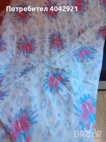 Олекотено с чаршаф и калъфки , снимка 4 - Спално бельо - 48679651
