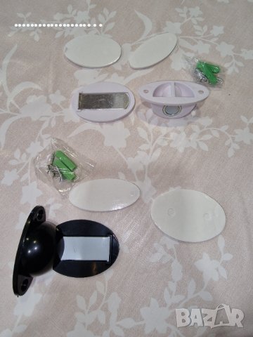 Магнитен стопер врата, бял и черен, снимка 4 - Други - 43391185