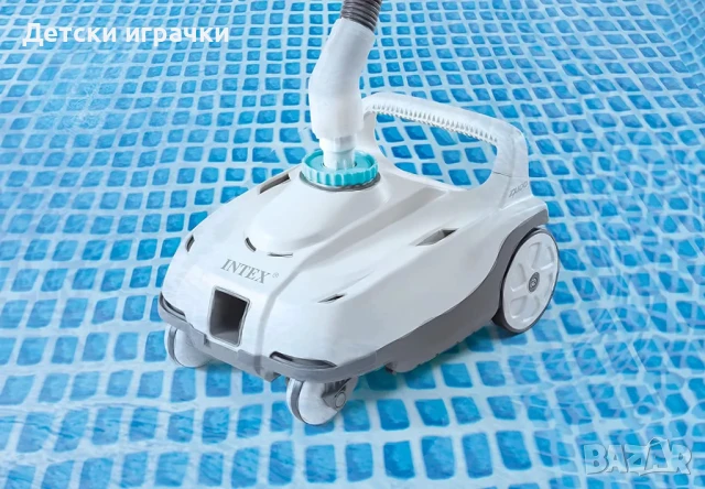 Автоматична подочистачка робот ZX100 INTEX, за басейни до 610 см, прахосмукачка, снимка 1