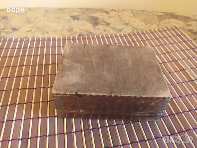 Дървена кутия 13 х 9.5 х 5 см, снимка 7 - Други - 28081826