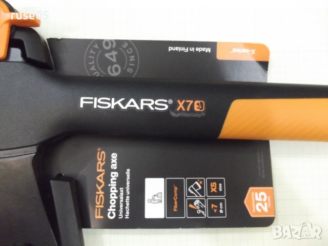 Брадва "FISKARS-X7-XS" за къмпинг и туризъм финландска нова, снимка 3 - Други стоки за дома - 36963087