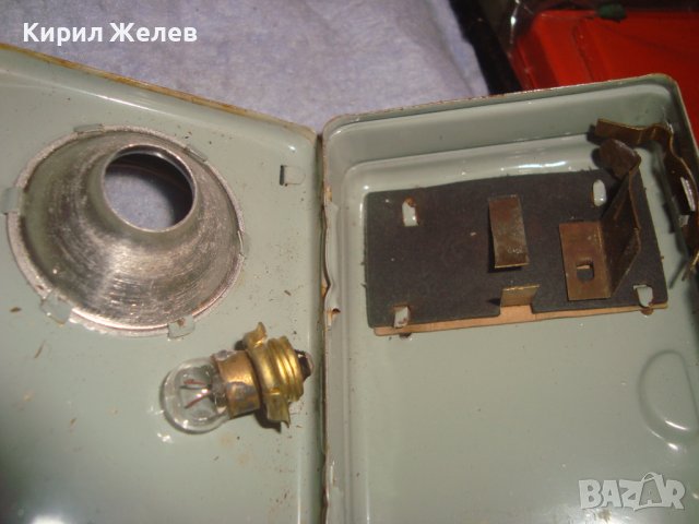 СТАРО СИГНАЛНО МЕТАЛНО РЯДКО РЕТРО БДЖ ФЕНЕРЧЕ с 4 ЦВЯТА 32178, снимка 7 - Антикварни и старинни предмети - 38276978
