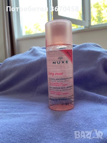 Нова НЕОТВАРЯНА мицеларна вода Nuxe Very Rose 3-in-1 Soothing Micellar Water 100 ml