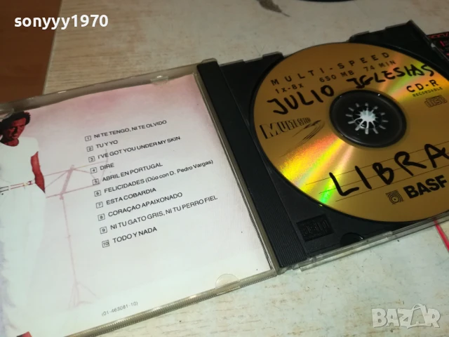 JULIO IGLESIAS CD 2907251123, снимка 8 - CD дискове - 51176936