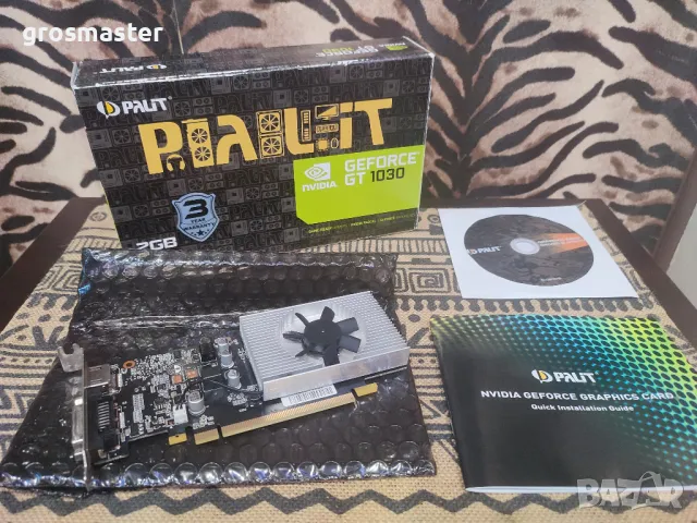 видео карта NVIDIA GeForce GT 1030 (2 GB), снимка 1