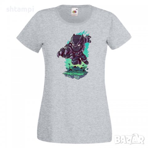 Дамска тениска Marvel Black Panther Игра,Изненада,Подарък,Геймър,, снимка 5 - Тениски - 36740831
