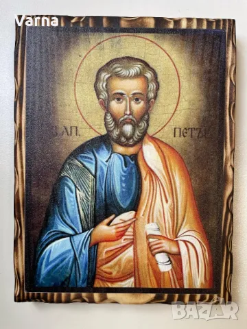 Икона върху застарено дърво, снимка 7 - Икони - 49095799