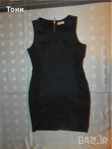 Черна ефектна рокля , снимка 2 - Рокли - 28754474