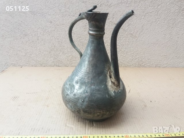 Кован меден възрожденски ибрик , снимка 4 - Антикварни и старинни предмети - 36649145