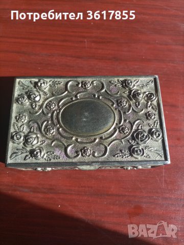 Кутия за бижута сребро, снимка 3 - Антикварни и старинни предмети - 39394059