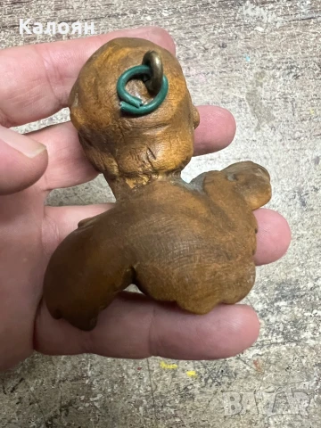 Херувимче -дървено , снимка 4 - Статуетки - 51112419