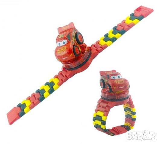 Детски часовник с играчка фигурка тип Лего Cars Колите в Други в гр.  Радомир - ID28839357 — Bazar.bg