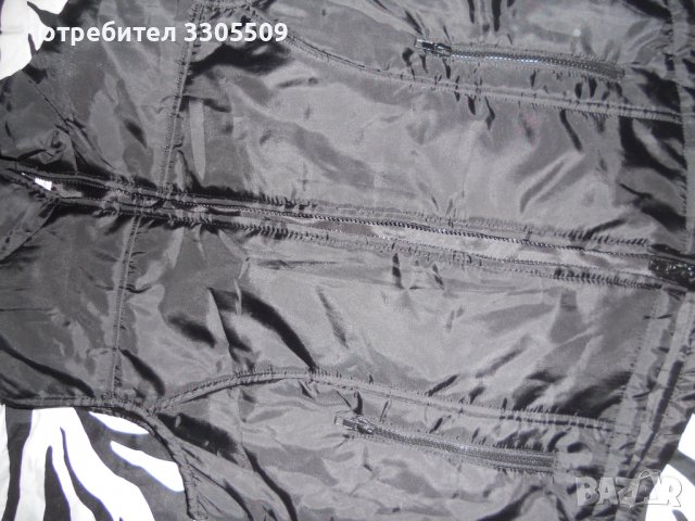   Черен Дамски къс елек грейка размер М Л, снимка 1