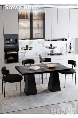 Маса 80x140 с 4 стола - Кухненски комплект за хранене