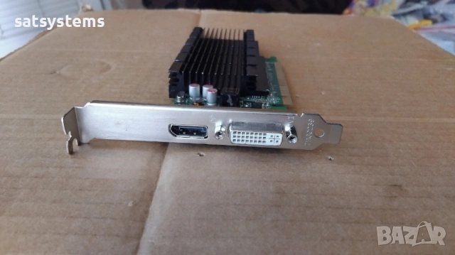 Видео карта NVidia GeForce Leadtek 605 1024MB GDDR3 64bit PCI-E, снимка 2 - Видеокарти - 53401385