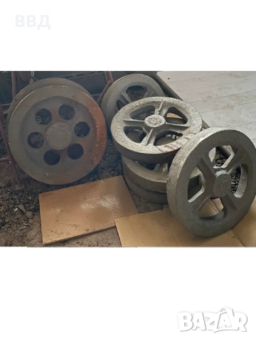 балванки заготовки отливки колелa от чугун за плъзгащти портали и врати, снимка 2 - Други машини и части - 52973305