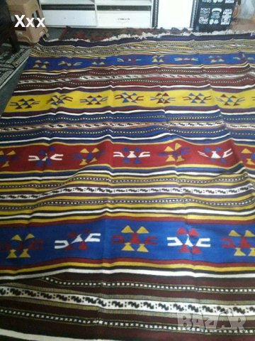 Ръчно тъкан вълнен килим.Антика за ценители., снимка 6 - Килими - 43894384