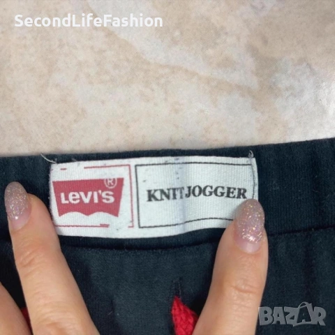 Унисекс детски плетен панталон Levi’s, размер 14 черен Levis, снимка 2 - Детски анцузи и суичери - 53349564