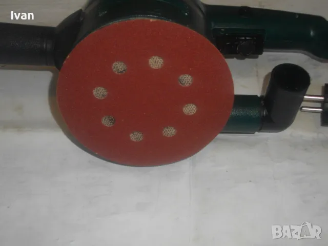 Оригинален немски 2004г. КРЪГЪЛ ЕКСЦЕНТЪР ВИБРОШЛАЙФ 420 вата Професионален MEISTER CRAFT ОТЛИЧЕН, снимка 8 - Други инструменти - 47967122