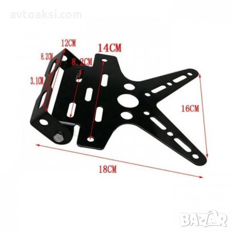 Стойка за номер за мотор,скутер,АТВ- 2536, снимка 4 - Аксесоари и консумативи - 28962356