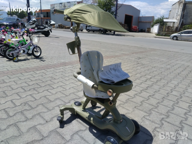 BYOX Детска тротинетка Cornet 6в1 зелен, снимка 9 - Скутери и тротинетки - 53564043