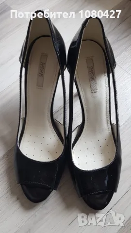 Дамски отворени обувки Geox р-р 37, снимка 3 - Дамски обувки на ток - 49606058