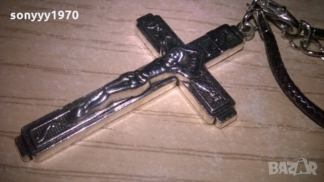 ПОРЪЧАН-кръст за врата с христос-6х3см, снимка 2 - Колекции - 26346236