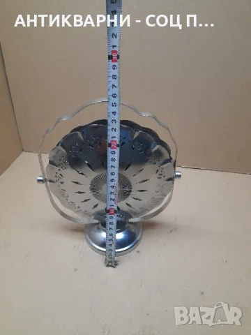 Соц Стара Згъваема Бонбониера Поднос За Бонбони Сладки И Други., снимка 9 - Антикварни и старинни предмети - 48132228